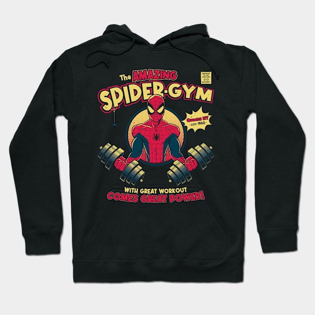 The Amazing Spider-Gym Hoodie by teesgeex